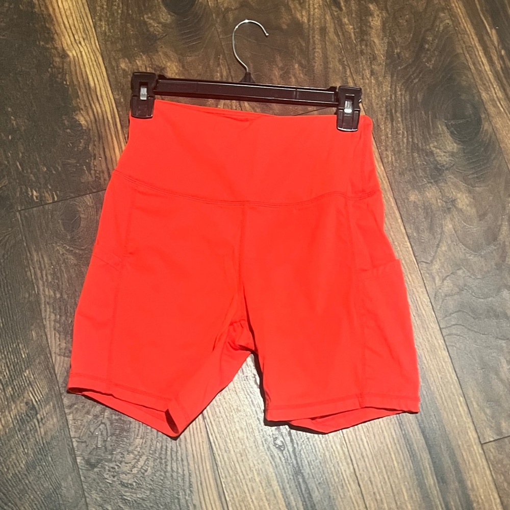 Zella Women's Vibrant Red Bike Shorts